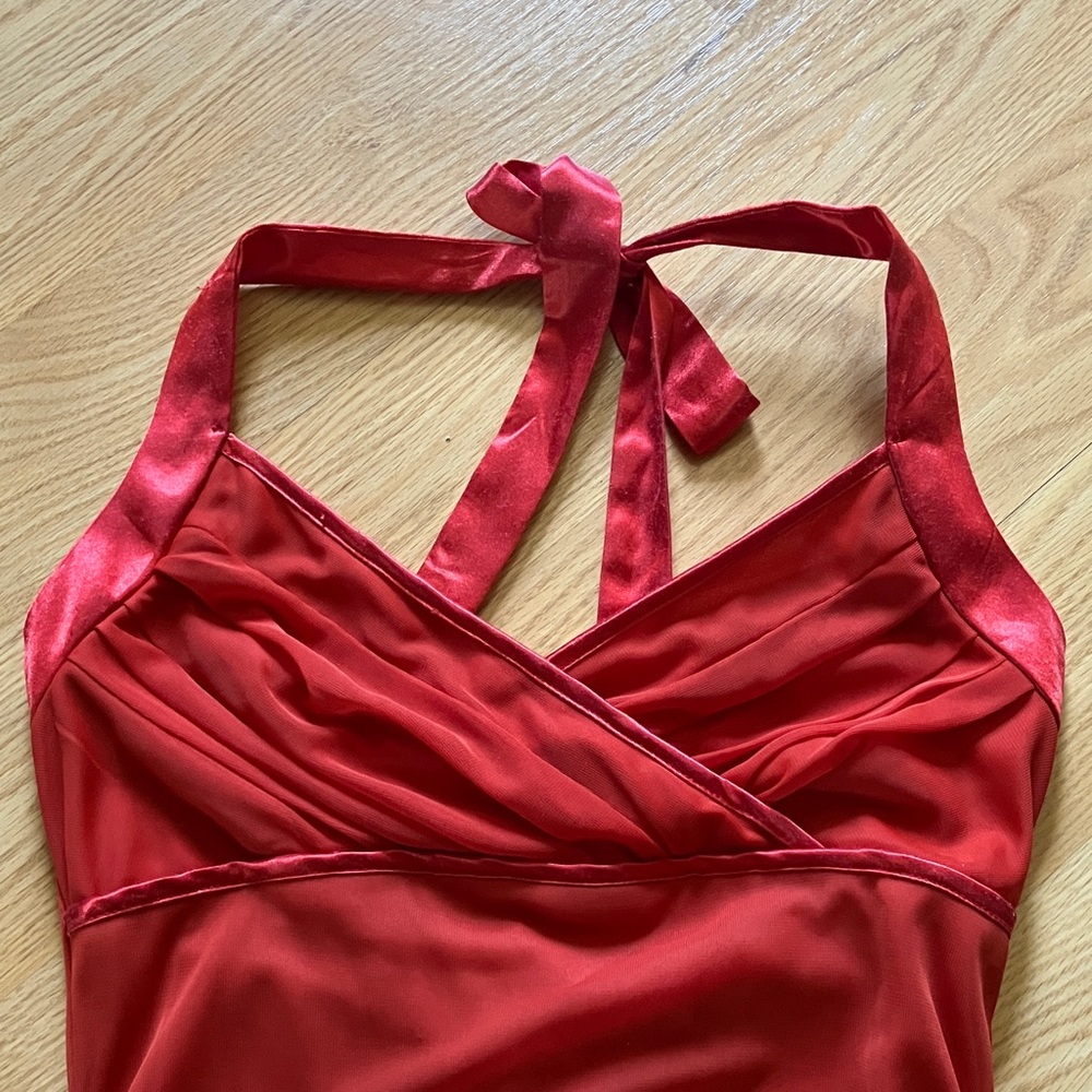 Ruby Rox Red High Low Halter Dress - Picture 5 of 5